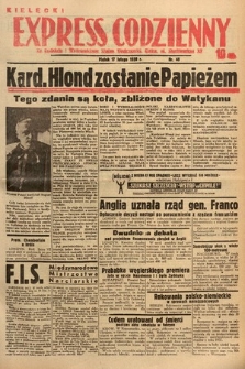 Kielecki Express Codzienny. 1939, nr 48