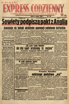 Kielecki Express Codzienny. 1939, nr 154