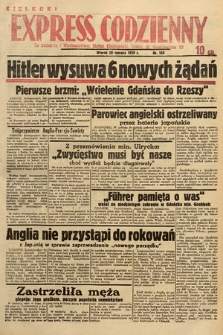 Kielecki Express Codzienny. 1939, nr 168