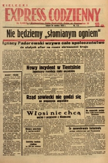 Kielecki Express Codzienny. 1939, nr 172