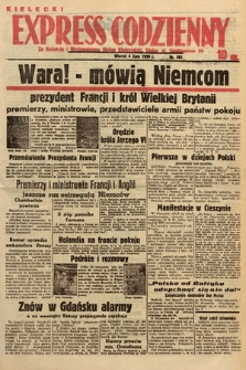 Kielecki Express Codzienny. 1939, nr 182