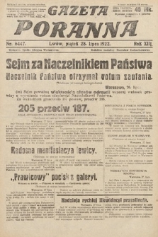 Gazeta Poranna. 1922, nr 6447