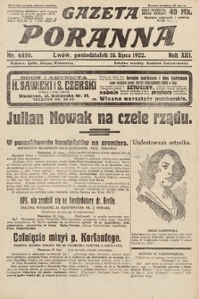 Gazeta Poranna. 1922, nr 6450