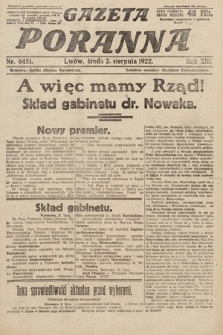 Gazeta Poranna. 1922, nr 6451