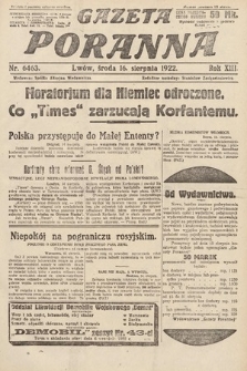 Gazeta Poranna. 1922, nr 6463