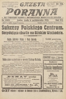 Gazeta Poranna : ilustrowany dziennik informacyjny wschodnich kresów Polski. 1922, nr 6505