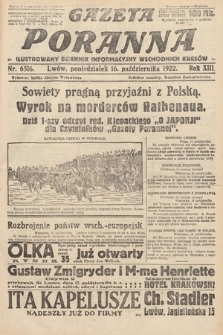 Gazeta Poranna : ilustrowany dziennik informacyjny wschodnich kresów Polski. 1922, nr 6516