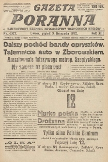 Gazeta Poranna : ilustrowany dziennik informacyjny wschodnich kresów Polski. 1922, nr 6527