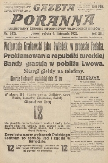 Gazeta Poranna : ilustrowany dziennik informacyjny wschodnich kresów Polski. 1922, nr 6528
