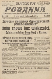 Gazeta Poranna : ilustrowany dziennik informacyjny wschodnich kresów Polski. 1922, nr 6534