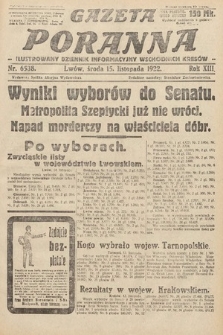 Gazeta Poranna : ilustrowany dziennik informacyjny wschodnich kresów Polski. 1922, nr 6538