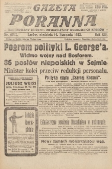 Gazeta Poranna : ilustrowany dziennik informacyjny wschodnich kresów Polski. 1922, nr 6542