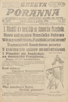 Gazeta Poranna : ilustrowany dziennik informacyjny wschodnich kresów Polski. 1922, nr 6556