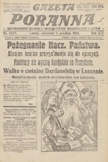Gazeta Poranna : ilustrowany dziennik informacyjny wschodnich kresów Polski. 1922, nr 6557