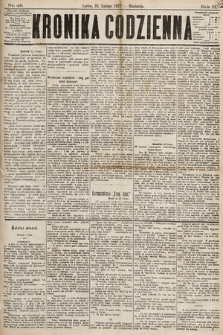 Kronika Codzienna. 1877, nr 45