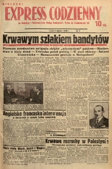Kielecki Express Codzienny. 1938, nr 7