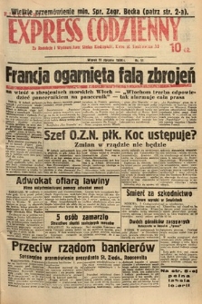 Kielecki Express Codzienny. 1938, nr 11
