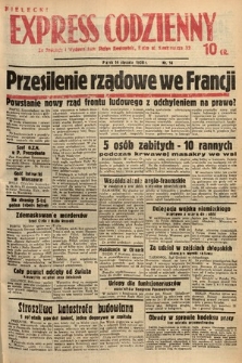 Kielecki Express Codzienny. 1938, nr 14