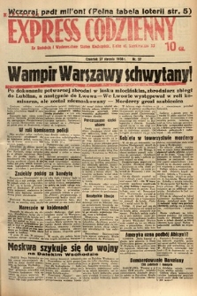 Kielecki Express Codzienny. 1938, nr 27