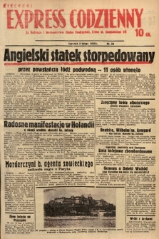Kielecki Express Codzienny. 1938, nr 34