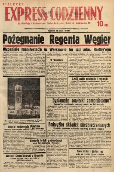 Kielecki Express Codzienny. 1938, nr 41