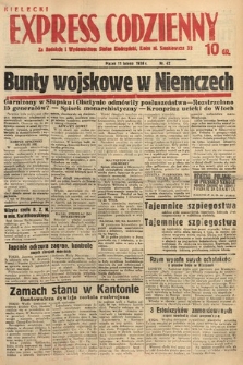 Kielecki Express Codzienny. 1938, nr 42