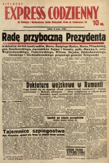 Kielecki Express Codzienny. 1938, nr 43
