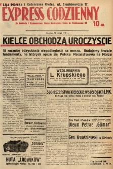 Kielecki Express Codzienny. 1938, nr 44