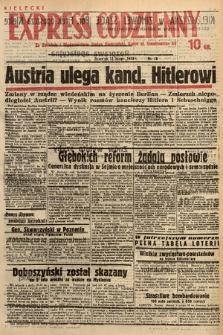 Kielecki Express Codzienny. 1938, nr 48
