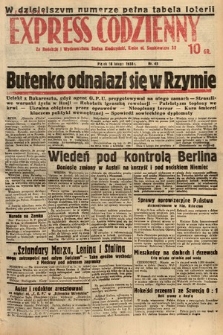 Kielecki Express Codzienny. 1938, nr 49