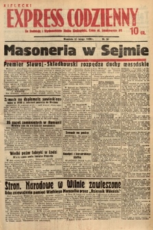 Kielecki Express Codzienny. 1938, nr 51