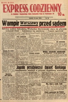 Kielecki Express Codzienny. 1938, nr 70