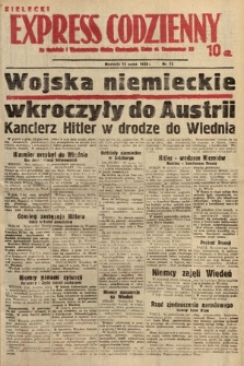 Kielecki Express Codzienny. 1938, nr 73