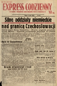 Kielecki Express Codzienny. 1938, nr 75