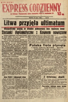 Kielecki Express Codzienny. 1938, nr 81