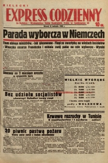 Kielecki Express Codzienny. 1938, nr 105