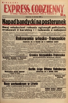 Kielecki Express Codzienny. 1938, nr 112