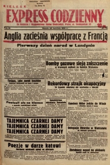 Kielecki Express Codzienny. 1938, nr 121