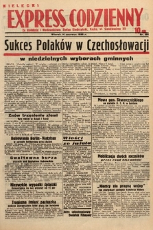 Kielecki Express Codzienny. 1938, nr 166