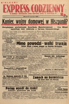 Kielecki Express Codzienny. 1938, nr 173