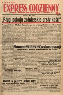 Kielecki Express Codzienny. 1938, nr 187