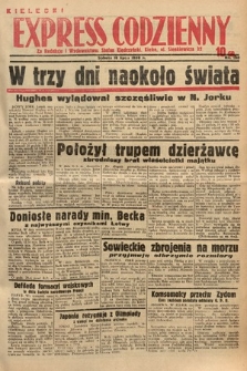 Kielecki Express Codzienny. 1938, nr 198