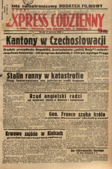 Kielecki Express Codzienny. 1938, nr 244