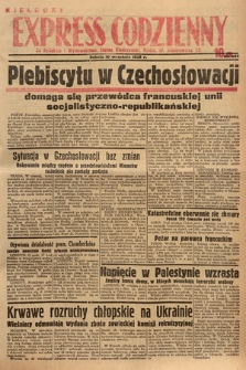 Kielecki Express Codzienny. 1938, nr 254
