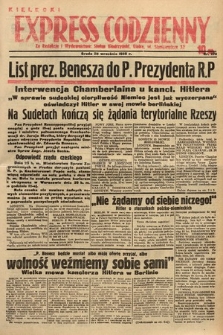 Kielecki Express Codzienny. 1938, nr 272