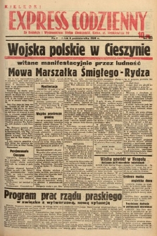 Kielecki Express Codzienny. 1938, nr 277