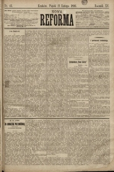 Nowa Reforma. 1896, nr 43