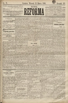 Nowa Reforma. 1896, nr 71