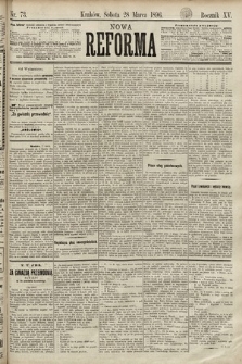 Nowa Reforma. 1896, nr 73