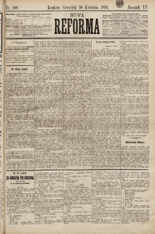 Nowa Reforma. 1896, nr 100
